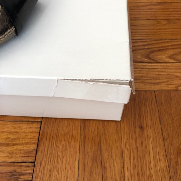 CNC Costume National Black & Gold Ankle Boots - Picture 7 of 8